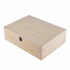 Selection of Wooden Plain A4 Size Storage Boxes / Documents Magazine Case Holder