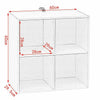 Cube Bookcase Shelves Storage Cabinet Unit Display Shelf Organiser Cupboard Home