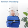 Double Deck Insulated Lunch Box Removable Shoulder Strap for Men /Women/Kids UK