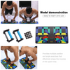 9/18 Women Men Push Up Board Stand Handles Chest Press Gym Fitness Exercise