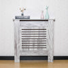 Grey Radiator Cover Grill Shelf Cabinet MDF Wood Modern Traditional Furniture