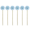 6PCS Artificial Dandelion Flower Silk Hyacinth Flower Wedding Home Decorations