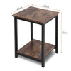 Small Bedside Table Cabinet Side End Table Nightstand Storage Organizer Stand
