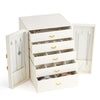 Mondeer Large Jewellery Box w/5 Drawers Cabinet Necklace Ring Bracelet Organizer