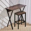 Bar Table Breakfast Kitchen Dining Room Vintage Industrial Furniture Table Brown