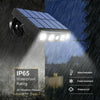 1/2 Solar Powered PIR Motion Sensor&Wall Lights Outdoor Garden Security Lamp UK