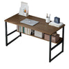 100cm Computer Desk PC Laptop Table Shelves Home Office Writing Workstation