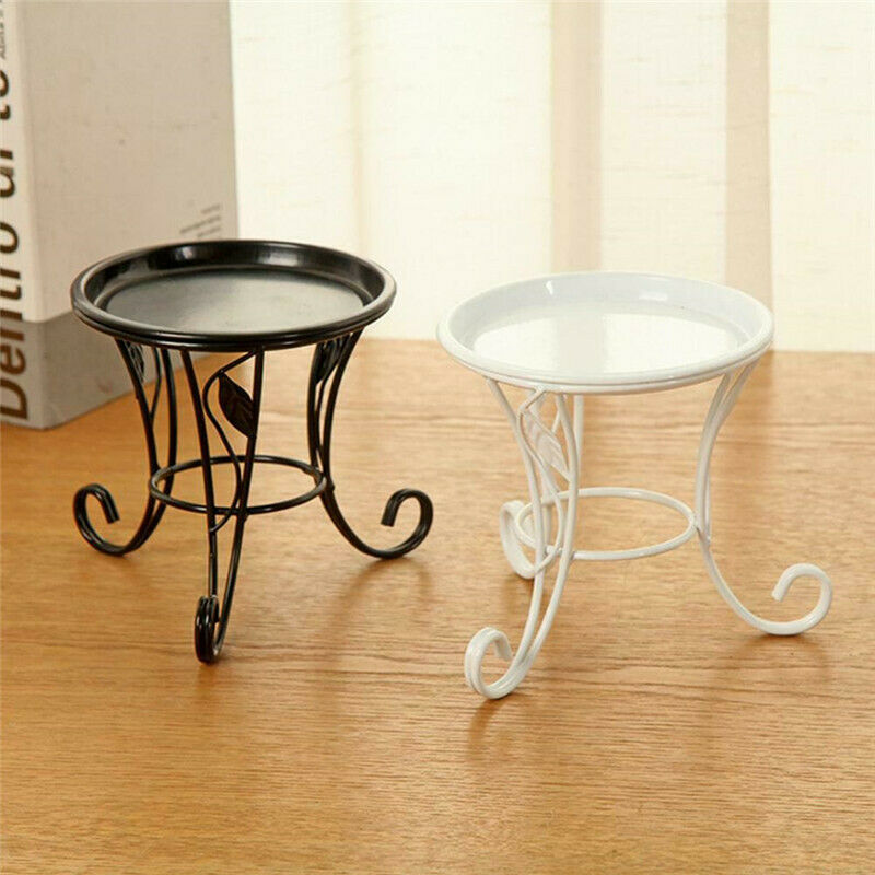Metal Plant Pot Stand Flower Display Shelf Garden Patio Indoor Outdoor