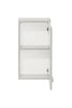 Modern White Gloss Bathroom Wall Hung Storage Cabinet Door Unit Soft Close Twist