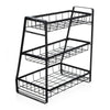 3 Tier Kitchen Spice Rack Storage Organizer Seasoning Bottle Stand Shelf Holder