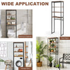 Over The Toilet Shelf 4-Tier Bathroom Storage Rack Space-Saving Holder Cabinet