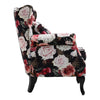 Chesterfield Tiger Armchair Wing Back Button Chair Bedroom Lounge Fireside Sofa