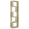 Book Cabinet Room Divider Bookcase Storage Display Corner Rack Wooden Furniture
