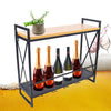 Wand Hängende Weinregal Glas Halter Rustikal Modern Wandmontage Weinregal