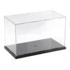 UK Perspex Acrylic Display Case 31cm H Box Plastic Base Dustproof Figure Trophy