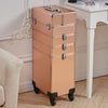 Professional 4 in 1 Makeup Trolley Beauty Case Vanity Cosmetic Box Nail Storage