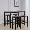Breakfast Bar Table Bar Stool Vintage Industrial Kitchen Dining Room Furniture