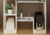 Computer Desk Home Office Study Writing PC Table Workstation W/Shelves Furniture