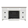 Fireplace TV Stand for TVs up to 73 Inches With Electric Heater Insert LED Flame