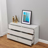 MODERN - White Chest Of Drawers Bedroom Furniture Storage Bedside 2-6 Draws UK