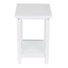 2X Modern Nightstand Bedside Table Chest Pine Side Cabinet Storage Bedroom UK