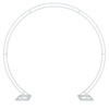 Metal Wedding Arch Frame Moongate Garden Party Standing Backdrop Flower Display