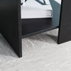 Mondeer Black Corner Table L-shaped Computer Desk Workstation Office Study