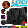 New 48 Acoustic Wall Panel Tiles Studio Sound Proofing Insulation Foam Pads UK