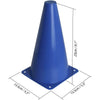 12x 9 inch Football Cones Traffic Markers Sport Slalom Soccer Rugby Dog Training