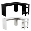 Corner Computer Table Laptop Gaming Desk Home Office Study Workstation W/ Shelf