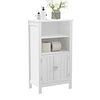 Wooden Bathroom Floor Cabinet Storage Unit Kitchen Cupboard W/ 2 Doors & Shelf