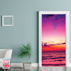 Sunset at sea - Self-adhesive Door Mural - Designed and Made in UK