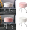 Round Stool Hairpin Style Leg Pouffe Footstool Upholstered Rest Seat Piano Chair