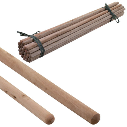 4FT/120cm Wooden Broom Handle Snow Shovel Scoop Brush Replacement Spare Sticks