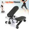 Mini LCD Display Twist Stepper Exercise Arm Cords Stair Climber Fitness Swing