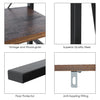 Ladder Shelf 5 Tiers Bookcase Bookshelf Industrial Storage Rack Display Stand