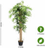 150CM Artificial Tree Realistic Fake Bamboo Plant In/Outdoor Decoration W/ Base