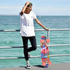 Mini Cruiser Skateboard 22 inch w/LED Light Up PU Wheels Adult Kids Beginners