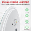 Round LED Bathroom Mirror Demister Pad Touch Sensor Magnifying With Plug 600mm