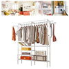 Clothes Rail Rack Heavy Duty Hanging Garment Display Shelf Shoe Storage Stand UK