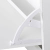 Entryway Organizer Shoe Storage Space Saving Mirror Chest Wardrobe Drawer White