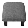 Small Wooden Footstool Footrest Pouffe Foot Stool Padded Ottoman Seat Bench