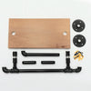 Industrial Pipe Wooden Wall Shelf Hanging Mounted Shelves Rustic Display Un