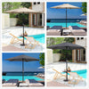 Tilt Garden Parasol Beach Umbrella Patio Sun Shade Rust Proof Beach Shield New