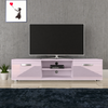 TV Unit Cabinet Stand 2 Door Modern Matte Gloss Furniture Off-White 160cm