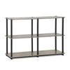 Furinno Turn-N-Tube 3-Tier Double Size Storage Display Rack