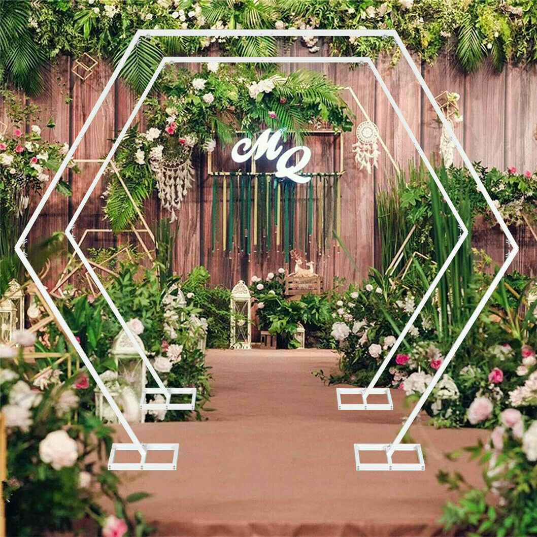 Heavy Duty Wedding Arch Frame Backdrop Stand Birthday Party Props