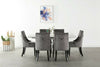 Windsor Tufted Studded Velvet Dining Accent Chair Victoria Door Knocker 1/2/4/6