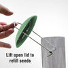 Hanging Wild Bird Feeder set of 3 Seed Nut Fat Ball Garden Feeding Station UK
