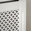 White Radiator Cover Grill Shelf Cabinet MDF Wood Modern Traditional Furniture
